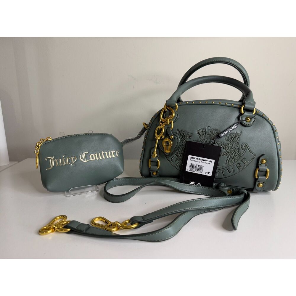 UK Juicy Couture Twig Small Bowler Bag Thyme. SOLD